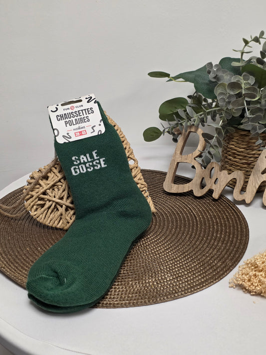 SALE GOSSE - Chaussette Polaire Homme
