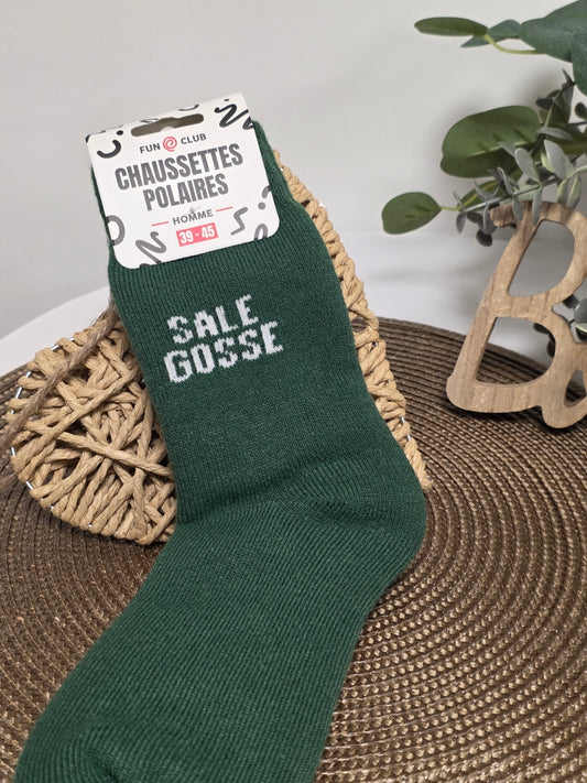 SALE GOSSE - Chaussette Polaire Homme