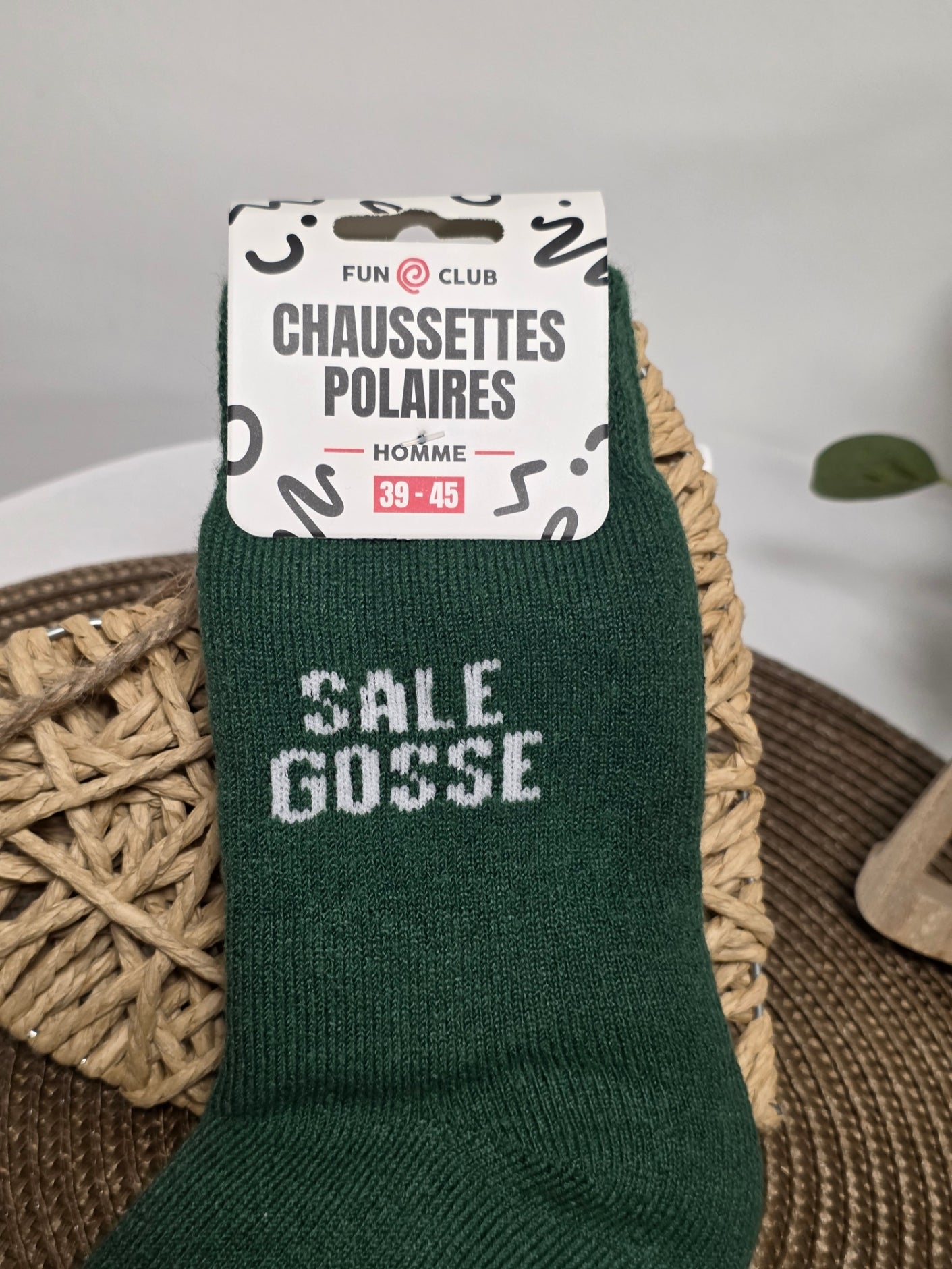 SALE GOSSE - Chaussette Polaire Homme