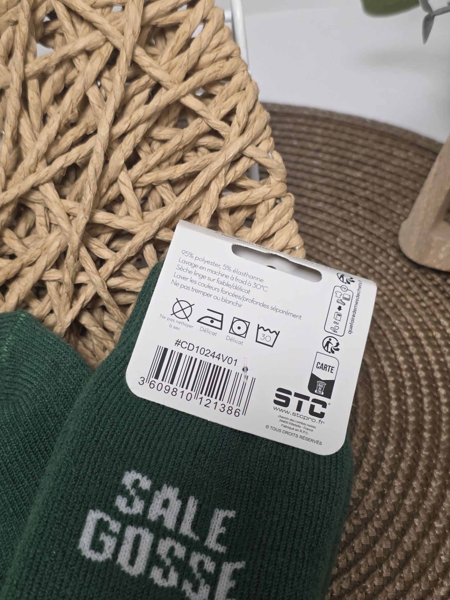 SALE GOSSE - Chaussette Polaire Homme