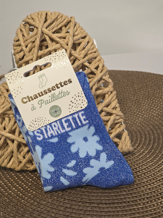 STARLETTE - Chaussette à Paillette