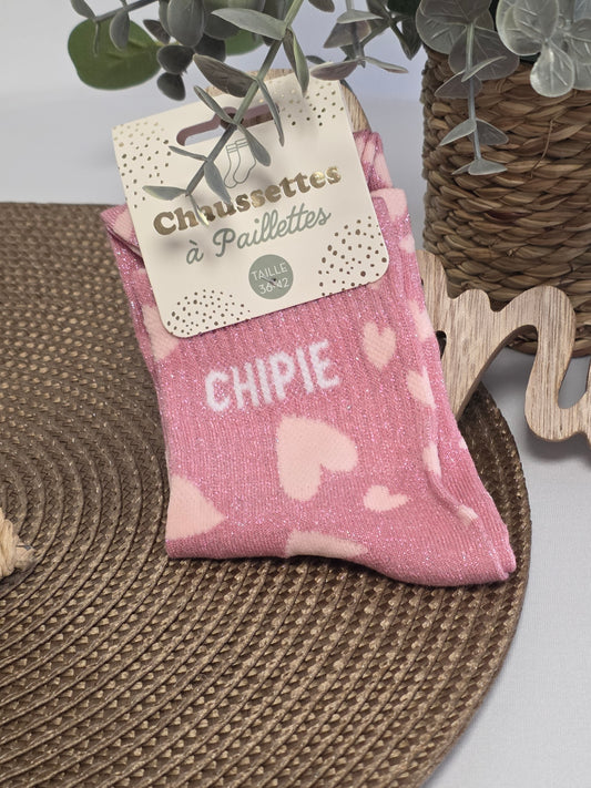 CHIPIE - Chaussette à Paillette