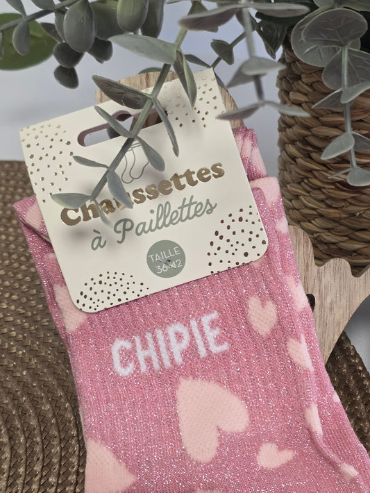 CHIPIE - Chaussette à Paillette