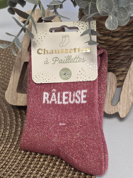 RALEUSE - Chaussette à Paillette