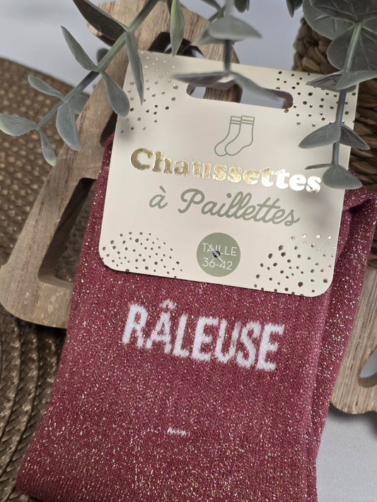 RALEUSE - Chaussette à Paillette