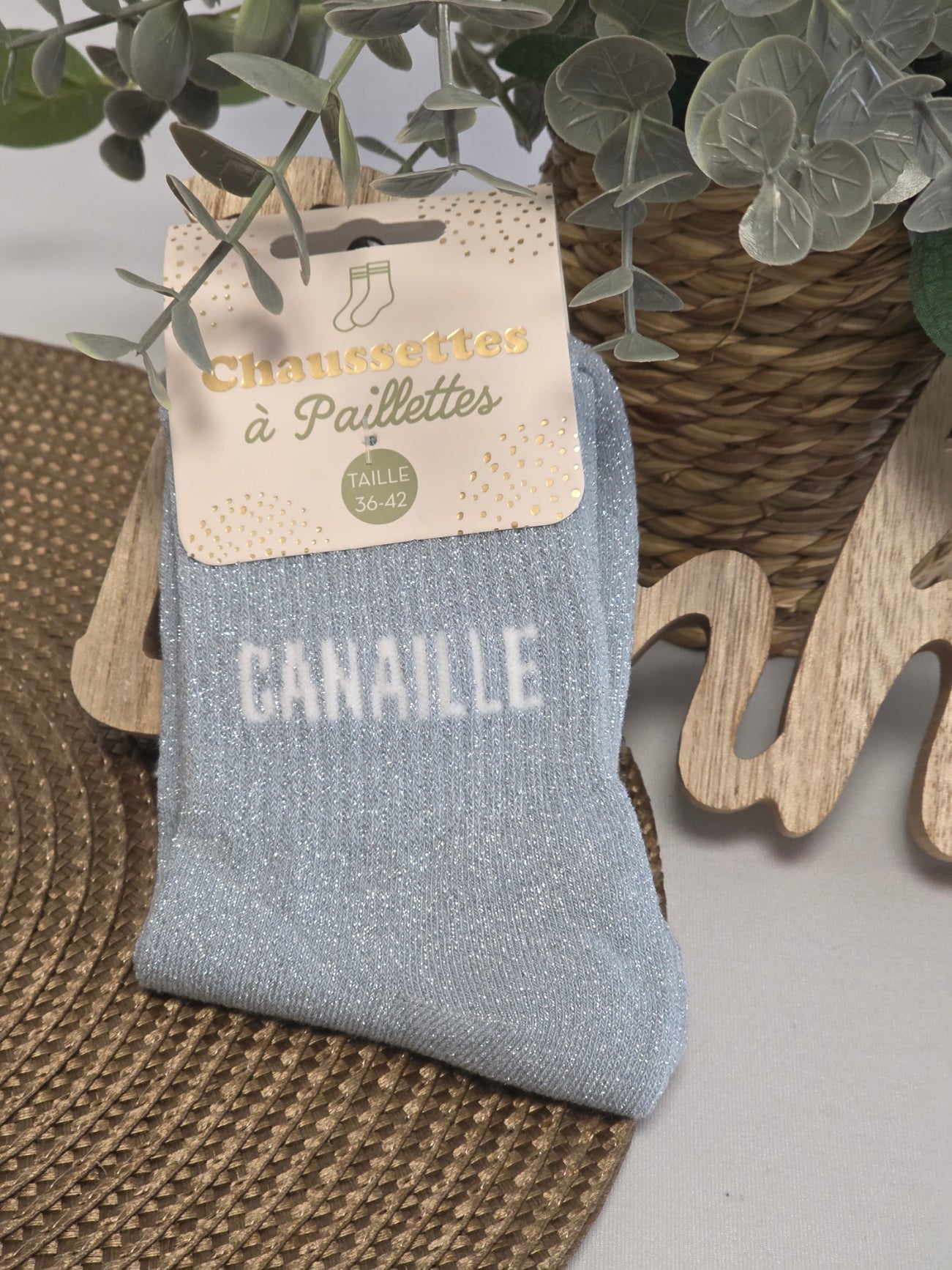 CANAILLE - Chaussette à Paillette