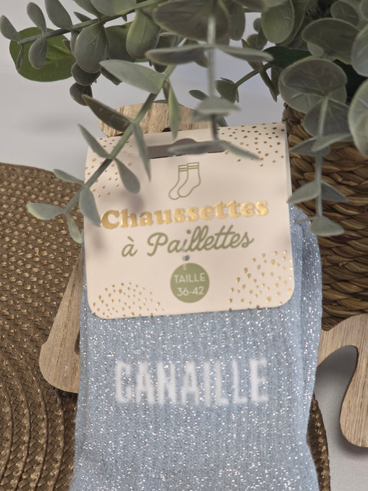 CANAILLE - Chaussette à Paillette