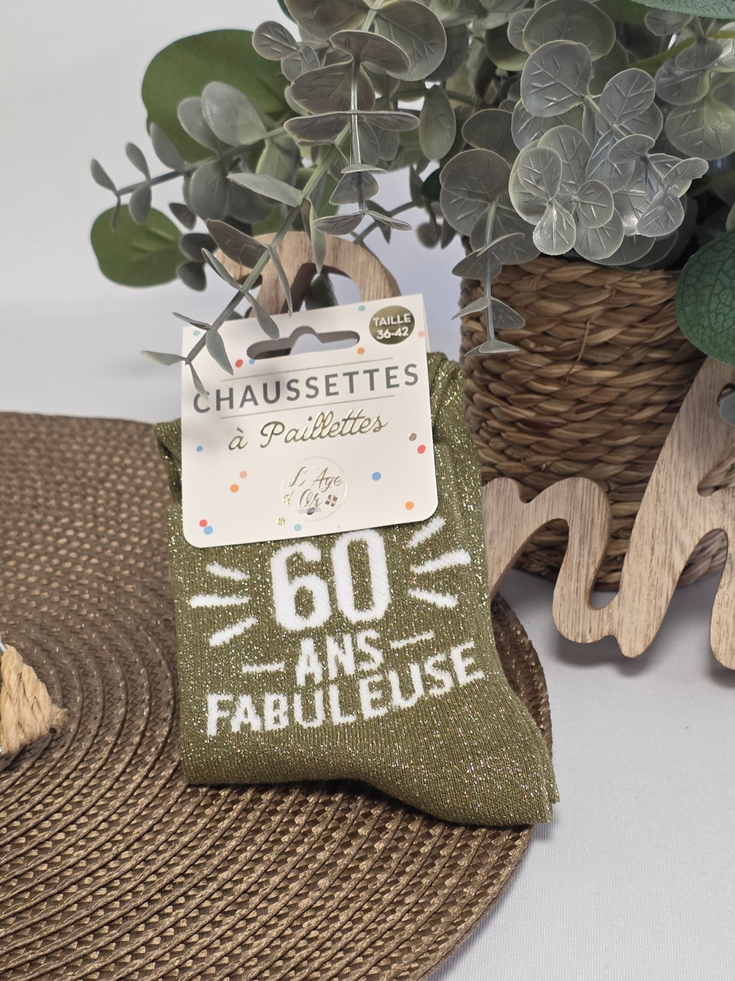 60 ans Fabuleuse - Chaussette à Paillette