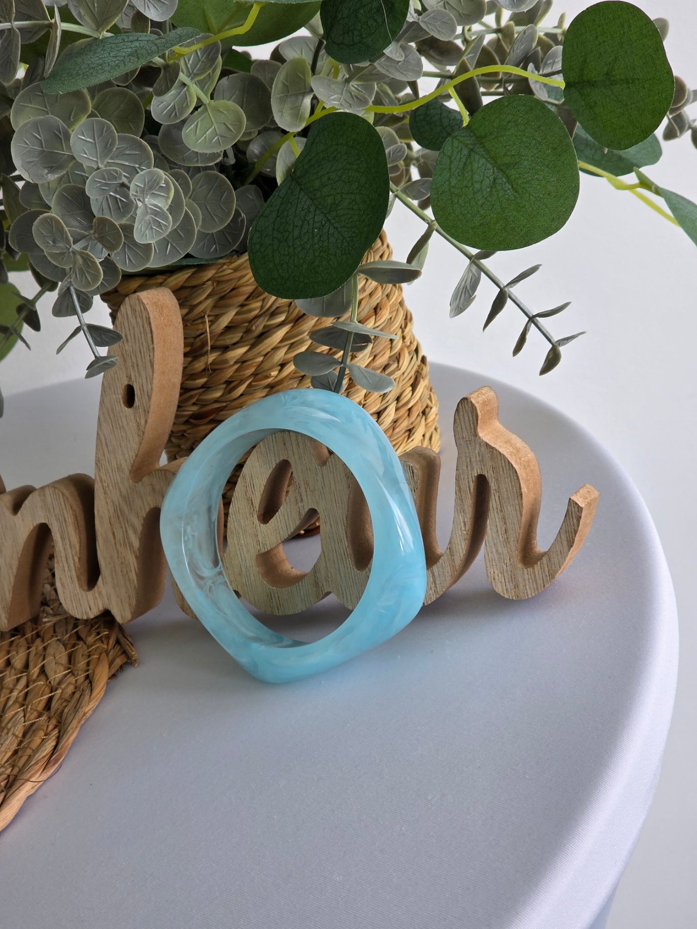 Nos Bracelets Joncs Bleu Ciel