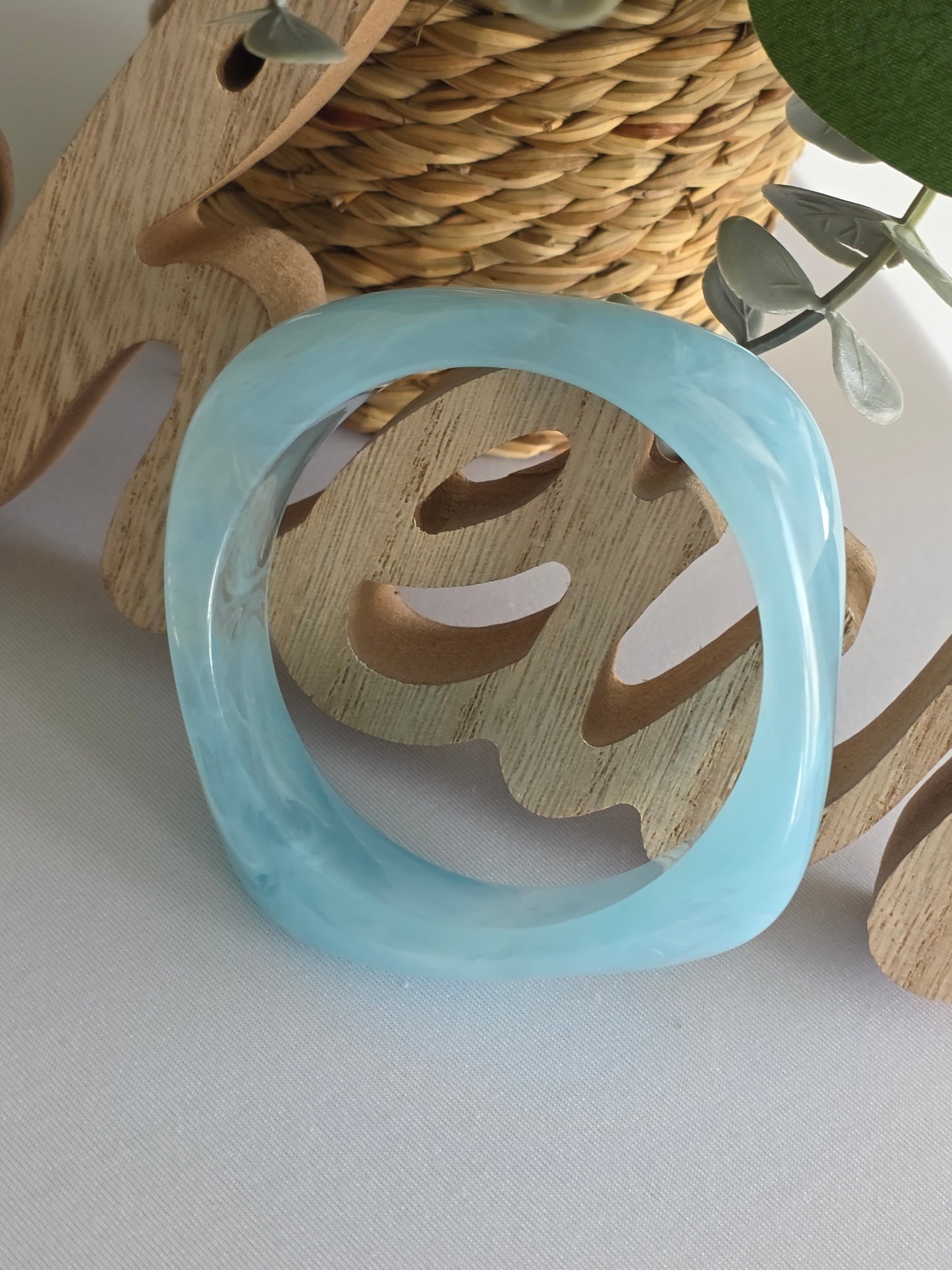 Nos Bracelets Joncs Bleu Ciel