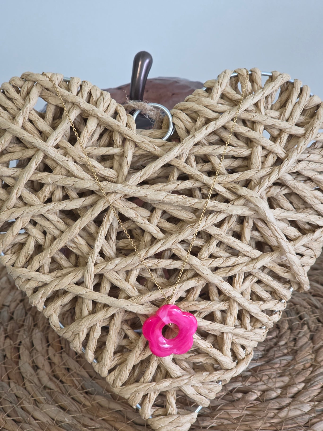 Les Nicolettes - Pendentif Fuchsia