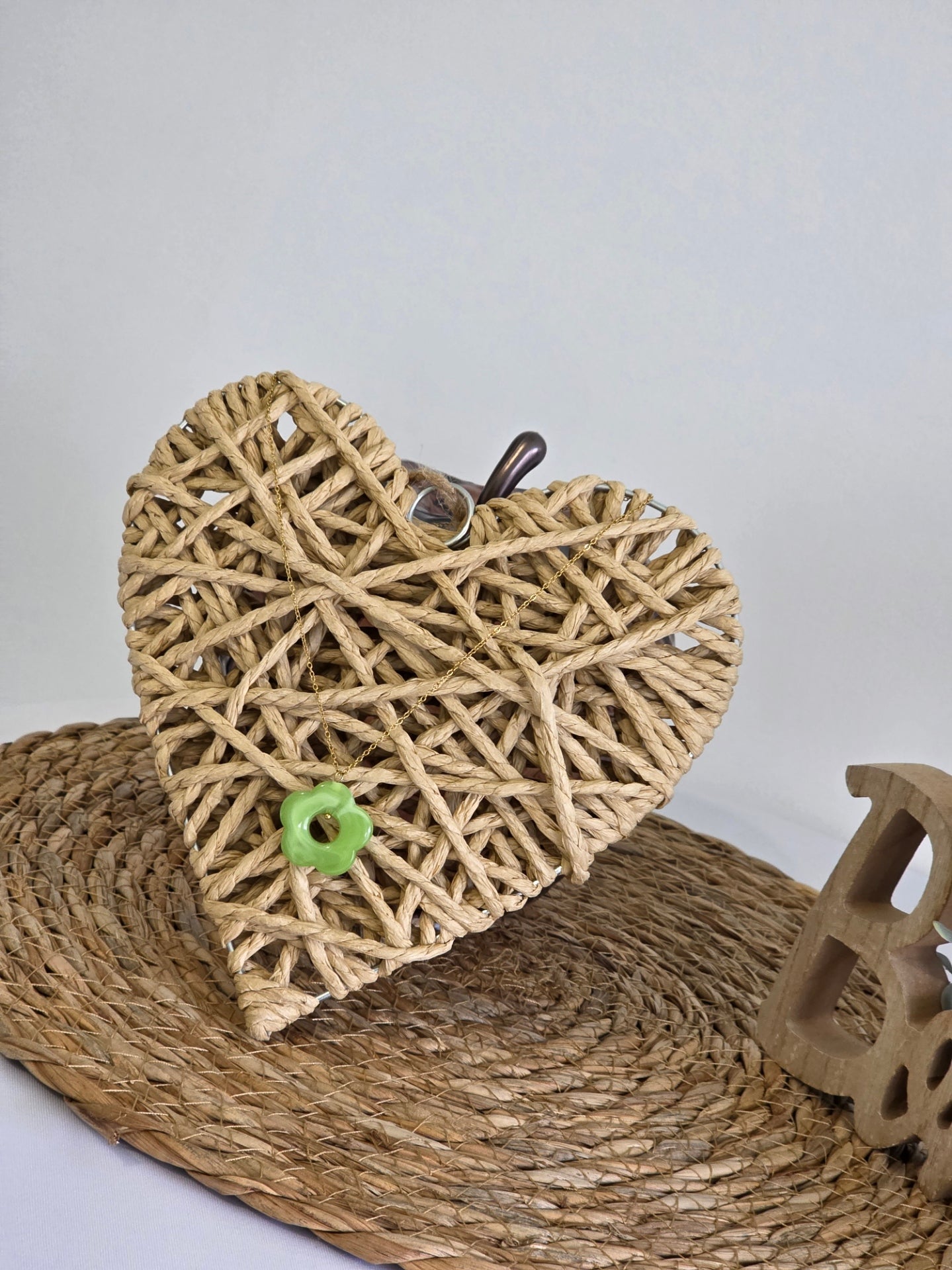 Les Nicolettes - Pendentif Vert Pomme