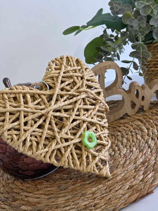 Les Nicolettes - Pendentif Vert Pomme