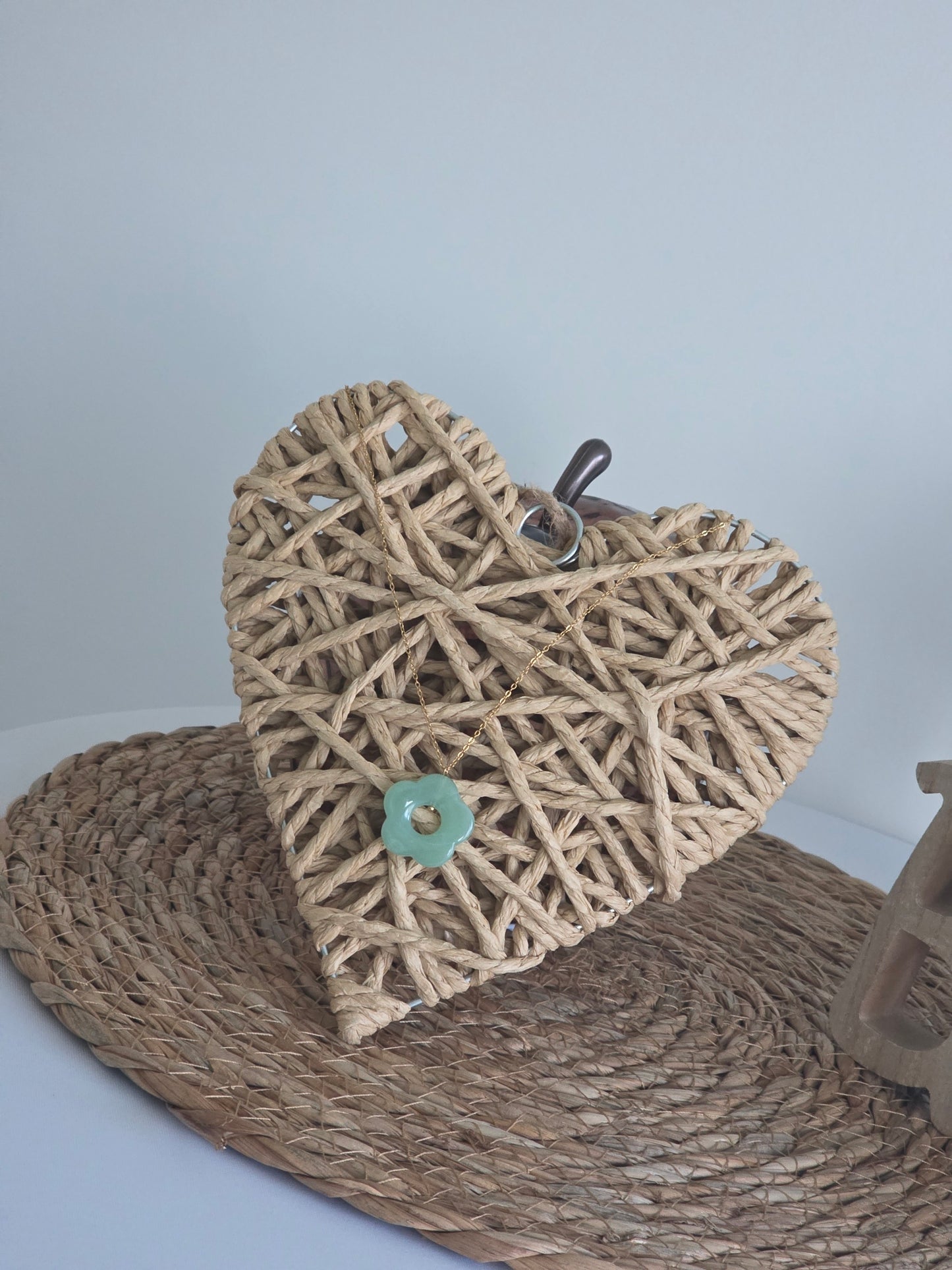 Les Nicolettes - Pendentif Vert d'Eau