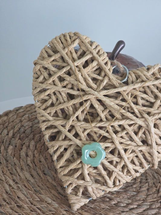 Les Nicolettes - Pendentif Vert d'Eau