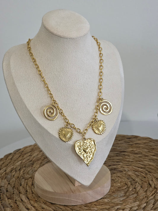 Pendentif Breloque Doré