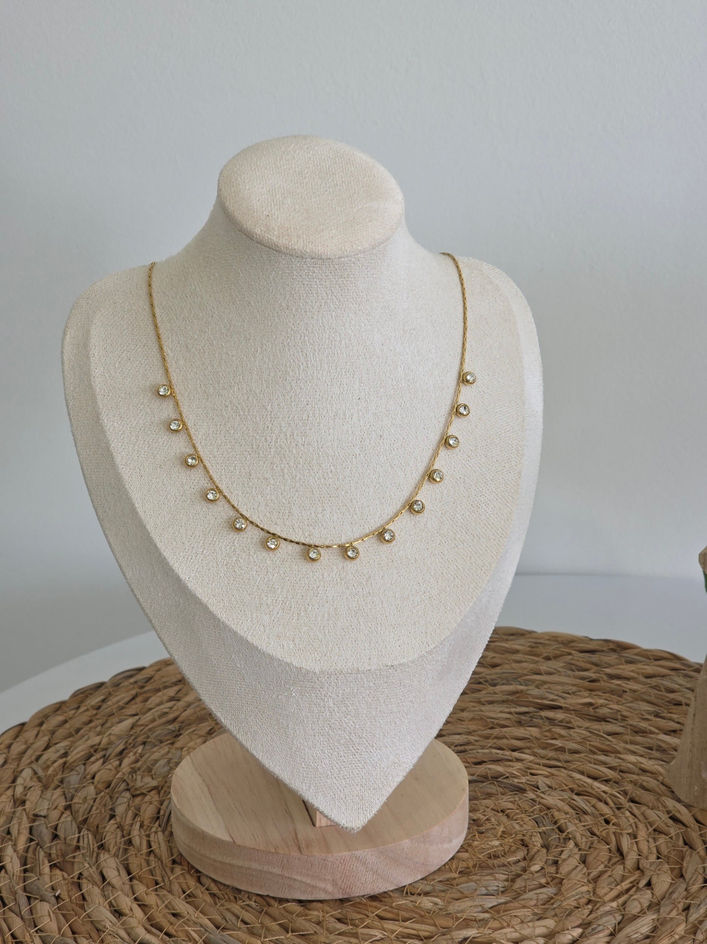 Pendentif Breloque Doré Rond