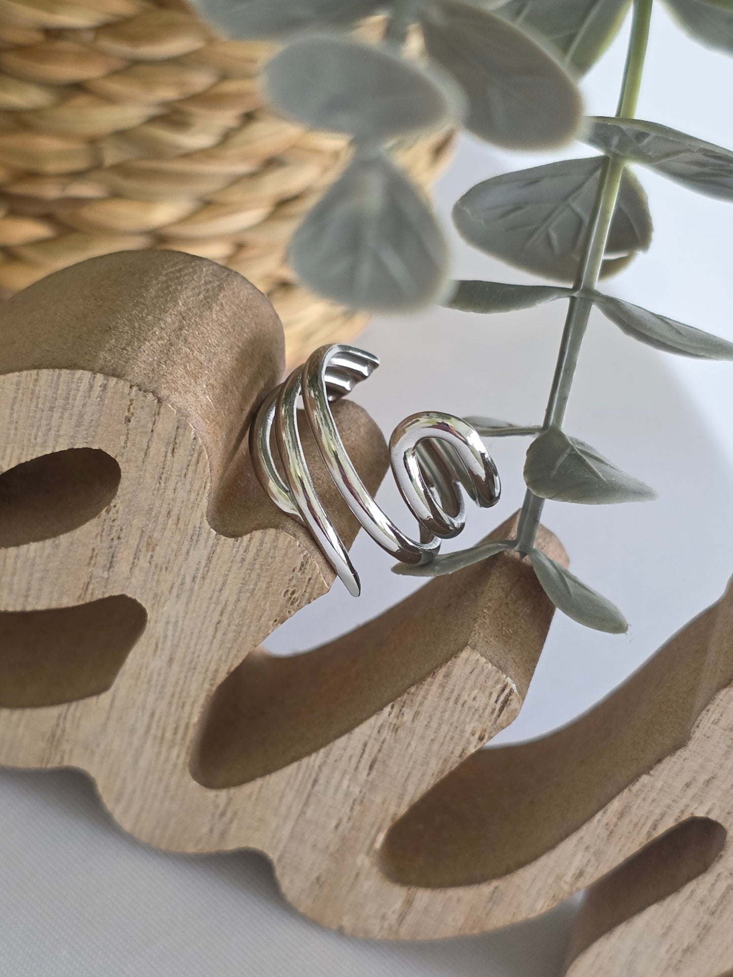 Nos Bagues Design Argenté