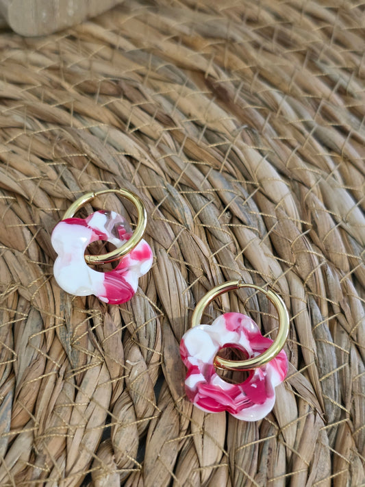 Nos Nicolettes Blanc Fuchsia N°33