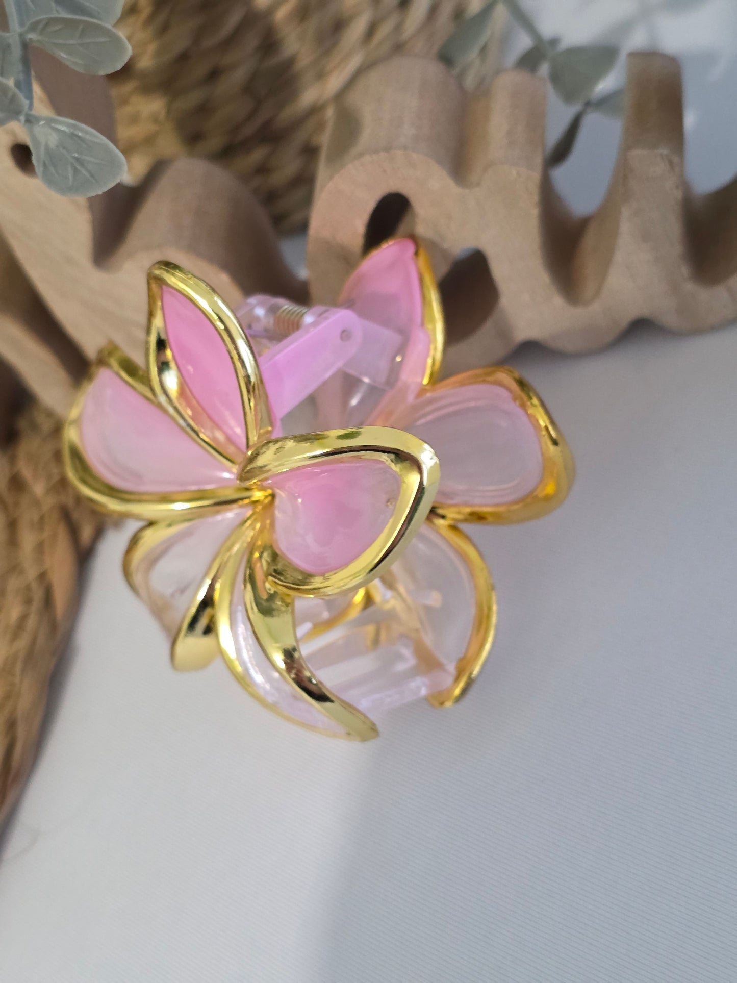 Nos Pinces à Fleur Rose Pâle