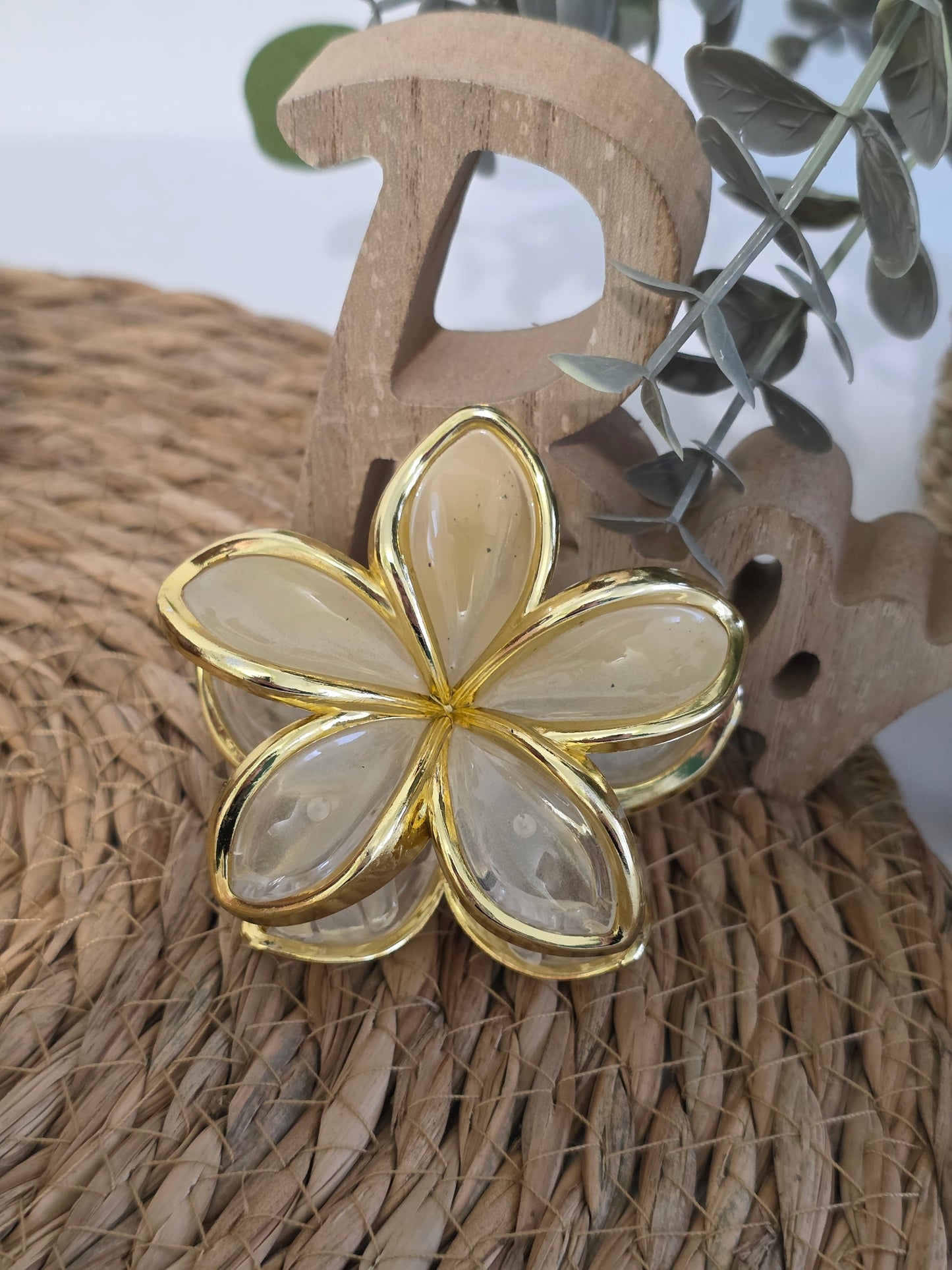 Nos Pinces à Fleur Beige