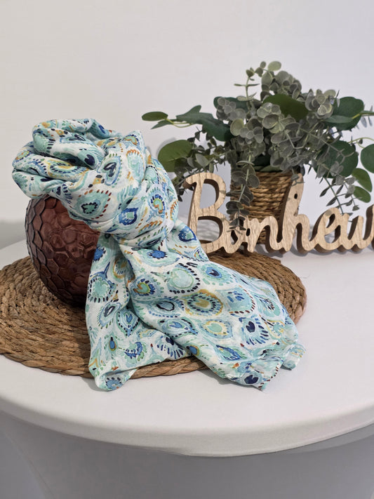 Foulard Femme Printanier Vert