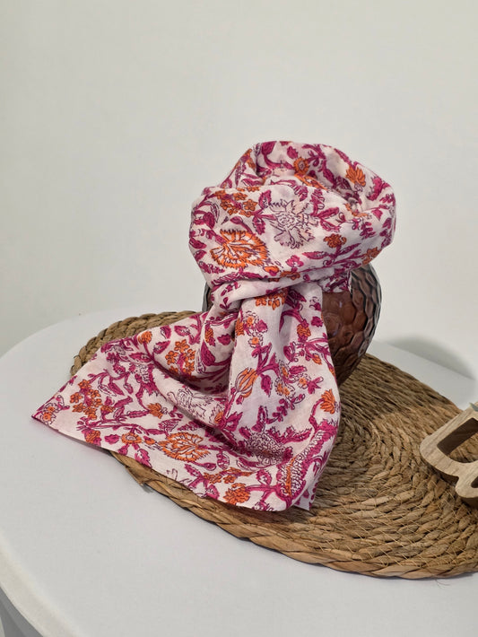 Foulard Femme Printanier Rose