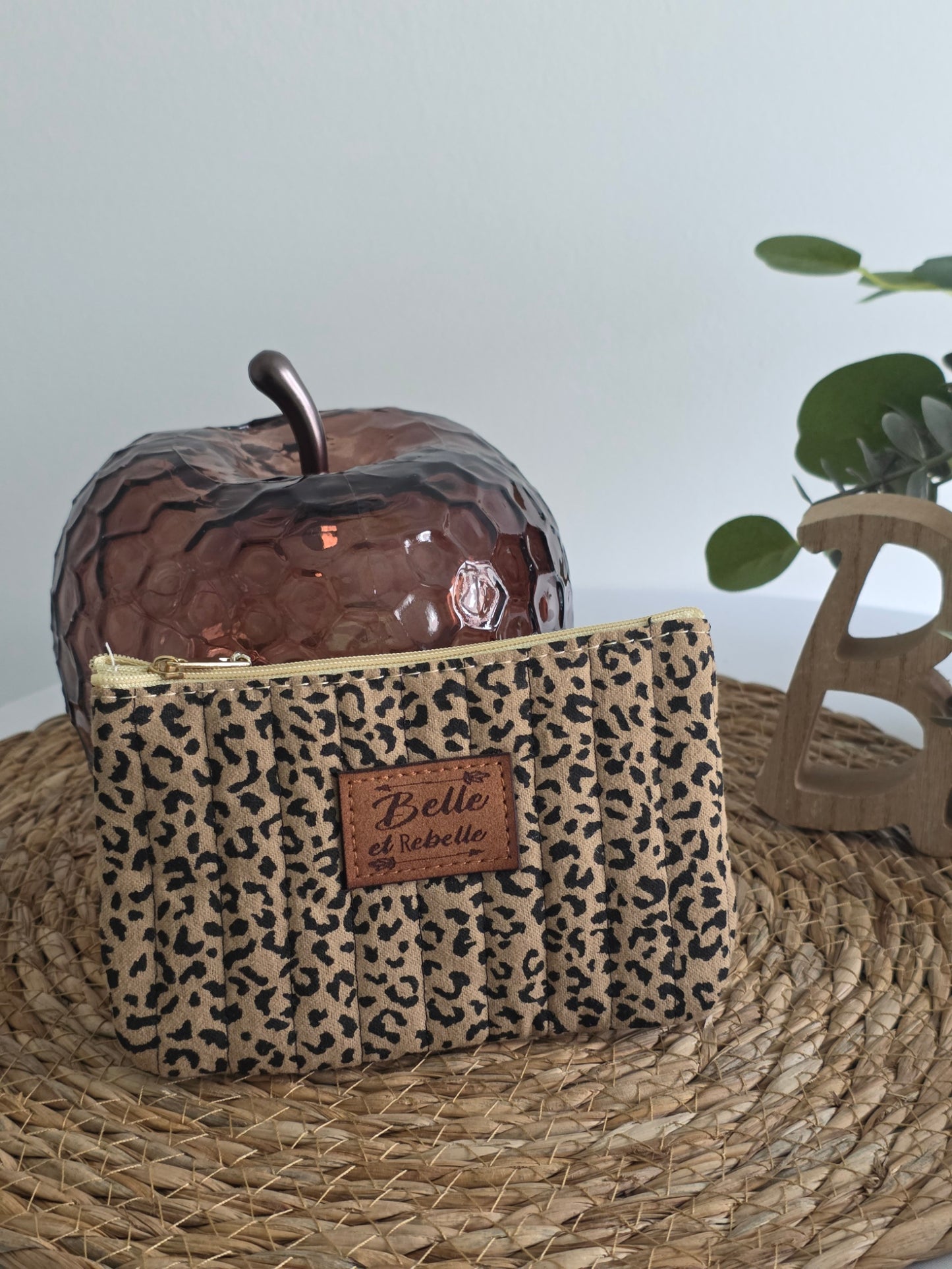 Pochette Belle et Rebelle Léopard