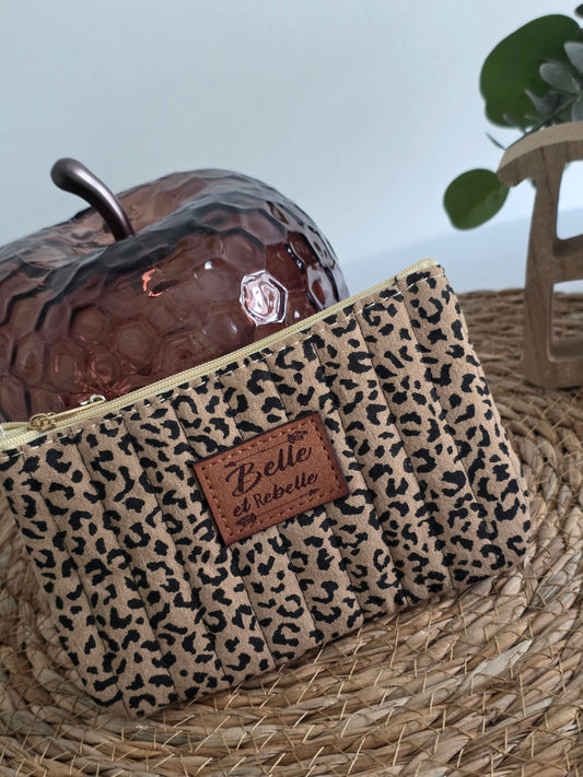 Pochette Belle et Rebelle Léopard