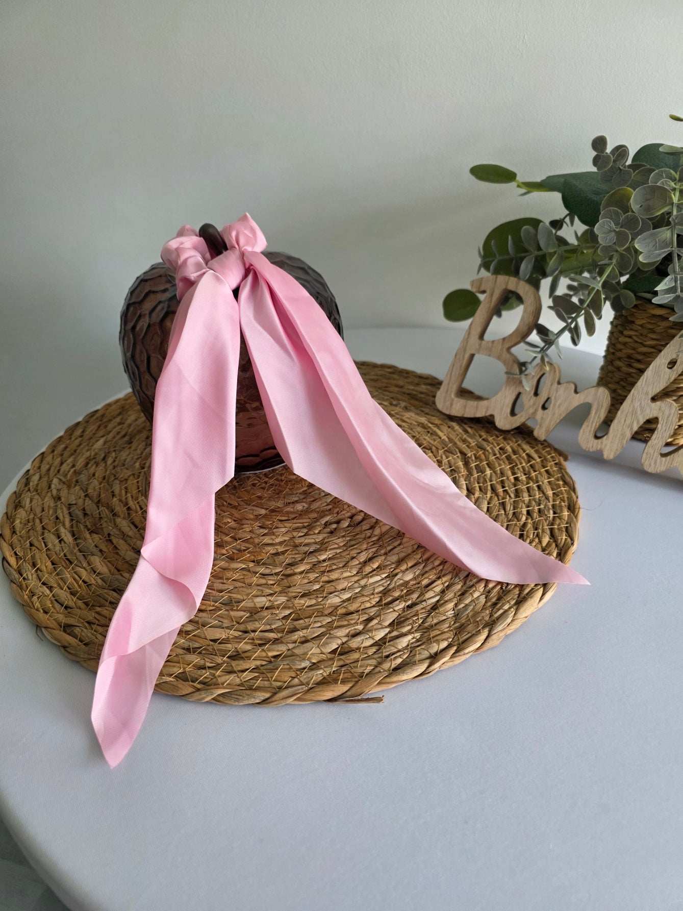 Le Chouchou Foulard Satiné Rose