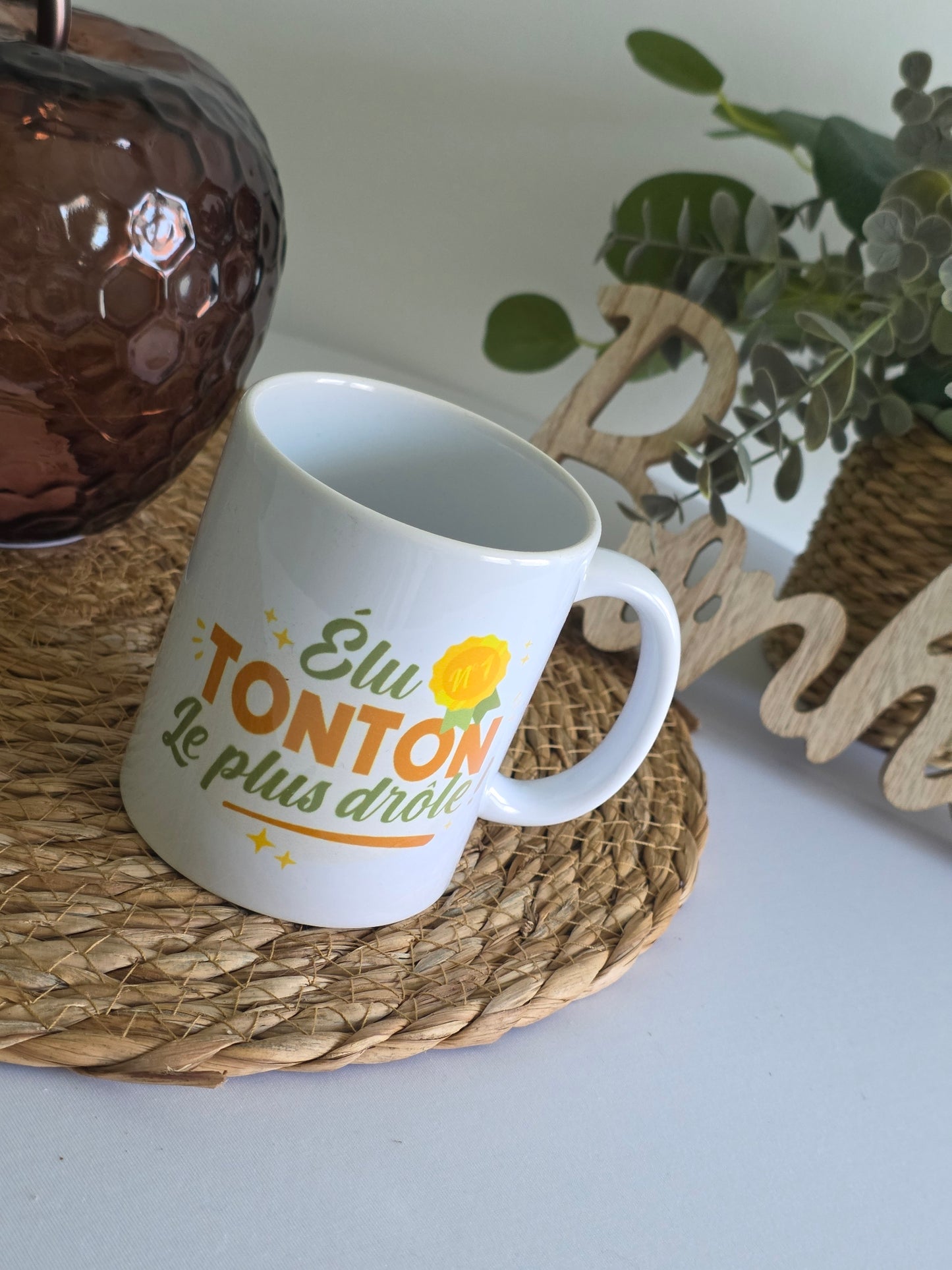 MUG "Elu TONTON Le Plus Drôle"