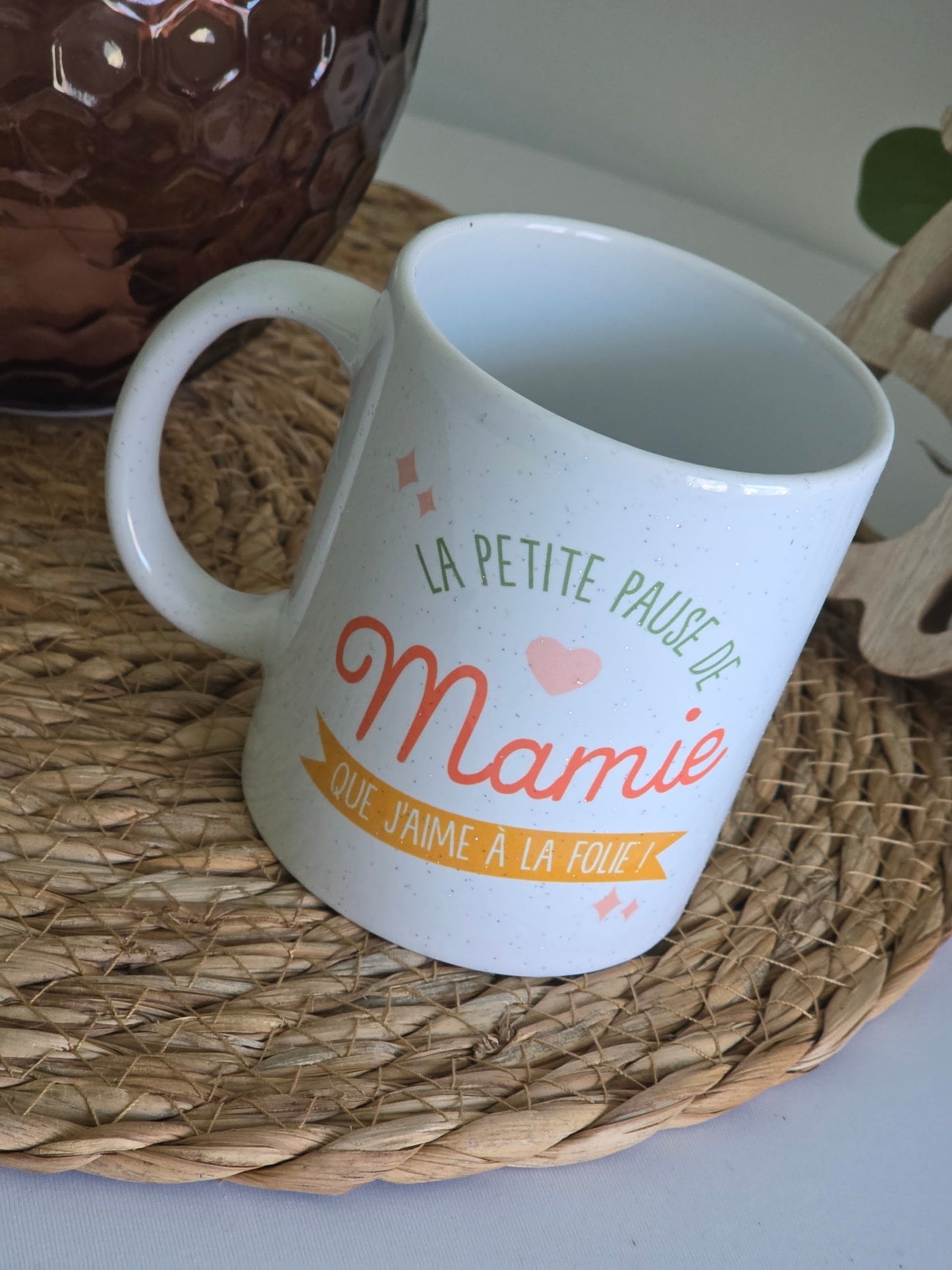 MUG "La petite pause de Mamie que j'aime à la folie"