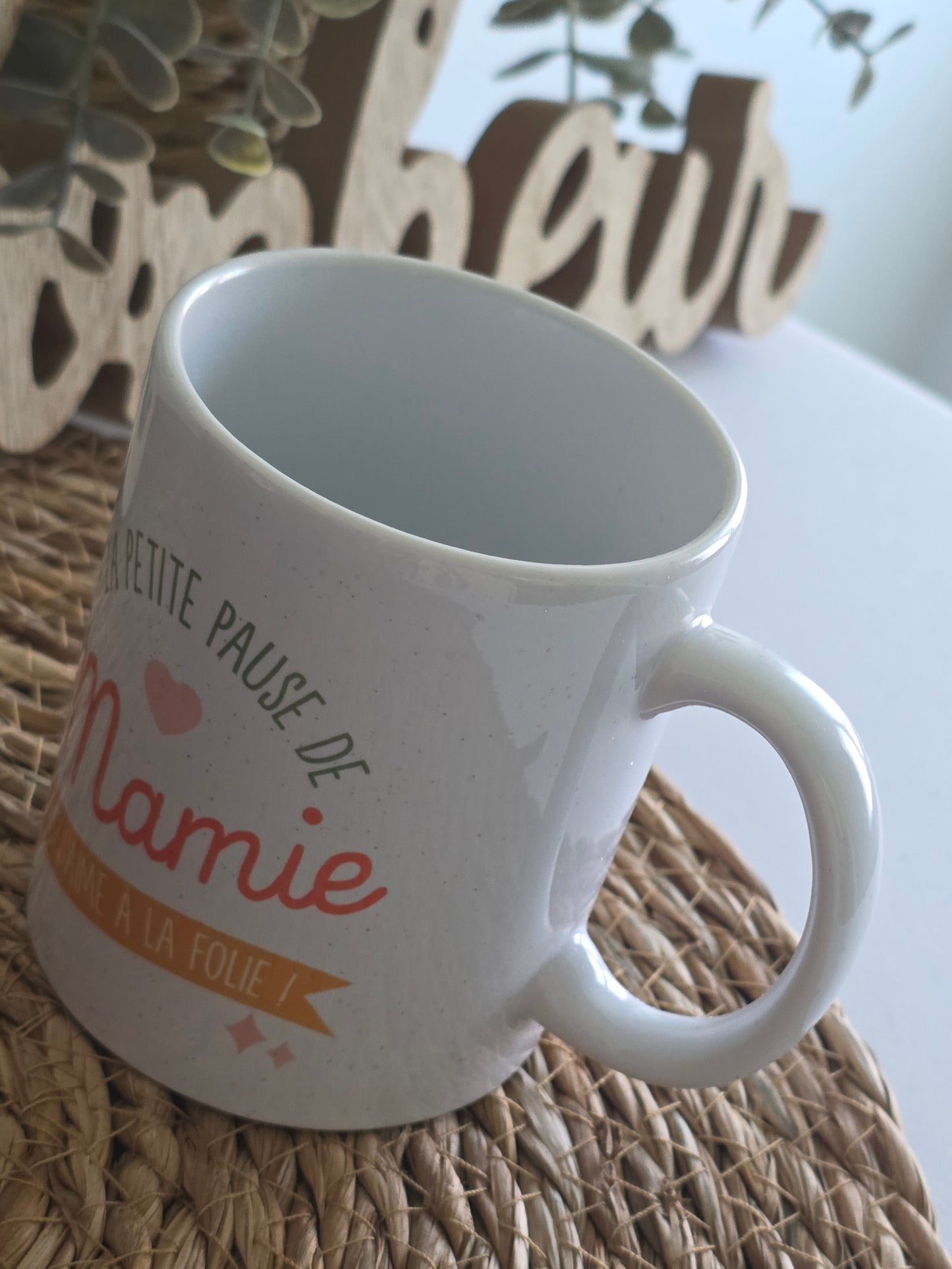 MUG "La petite pause de Mamie que j'aime à la folie"