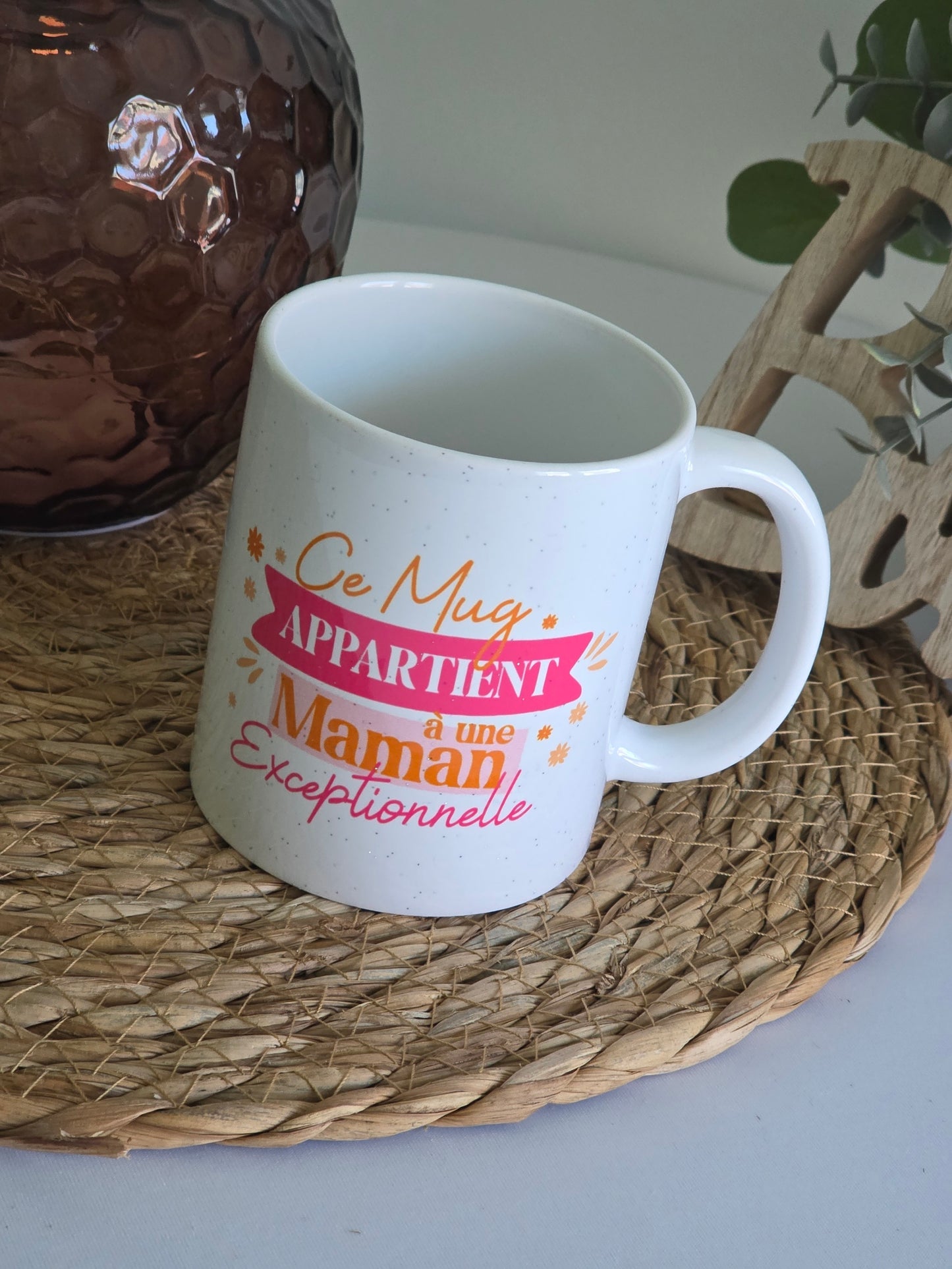 MUG "Ce mug appartient à une Maman Exceptionnelle"