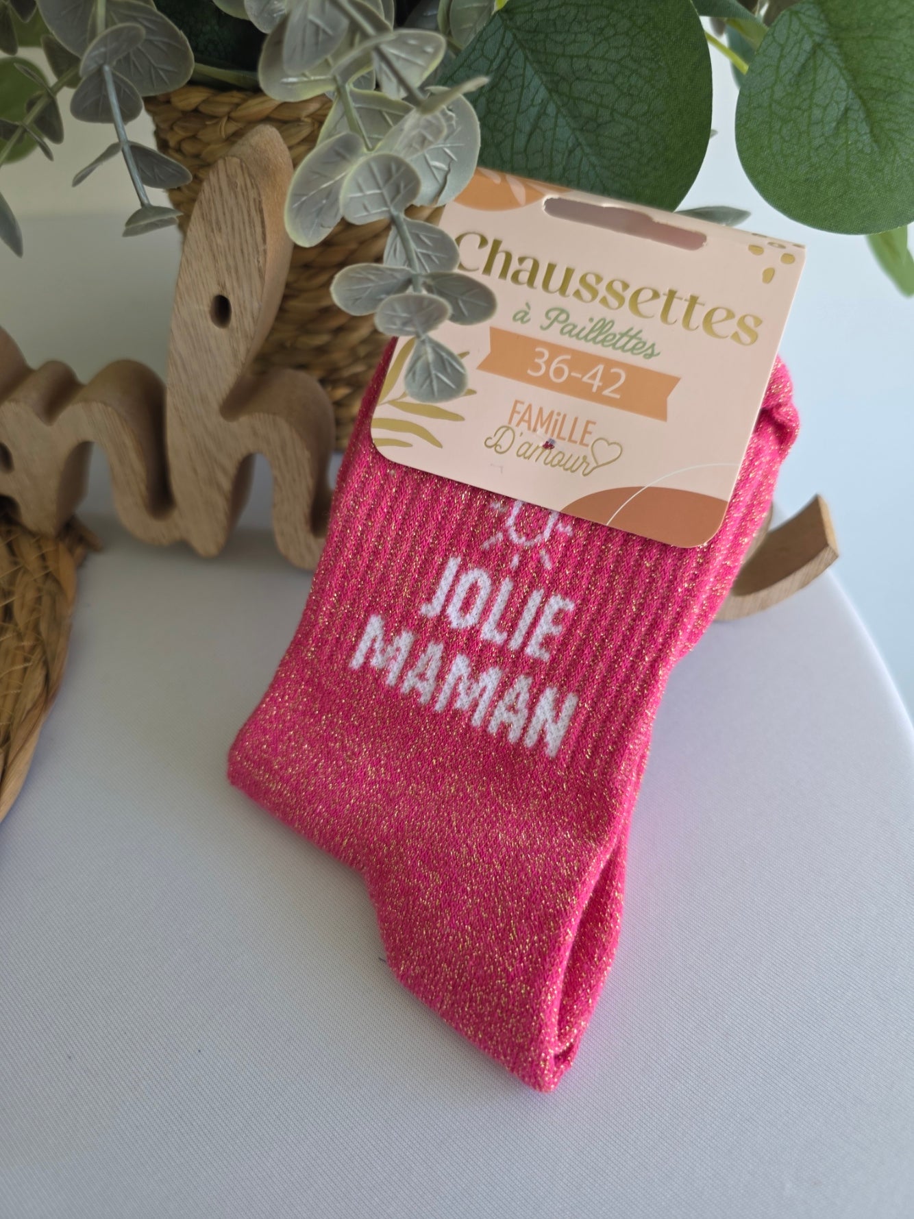 JOLIE MAMAN - Chaussette à Paillette