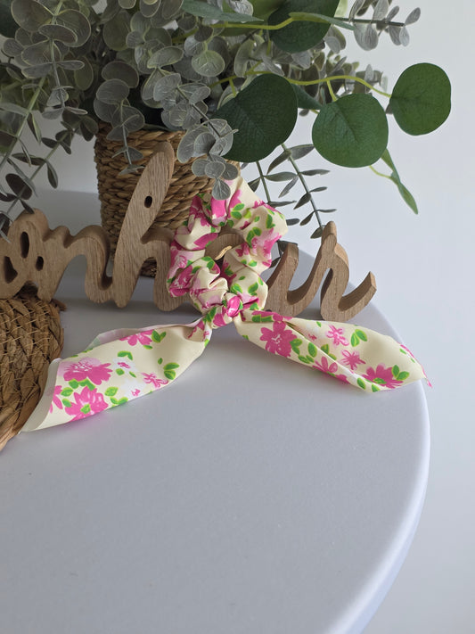 Le Chouchou Foulard Floral Rose