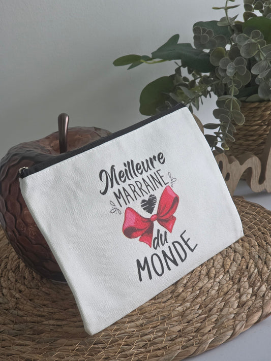 Nos Pochettes " Meilleure marraine du monde "
