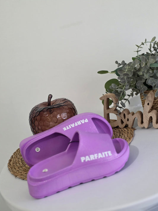 PARFAITE 39/40 - Claquette à Paillette Lilas