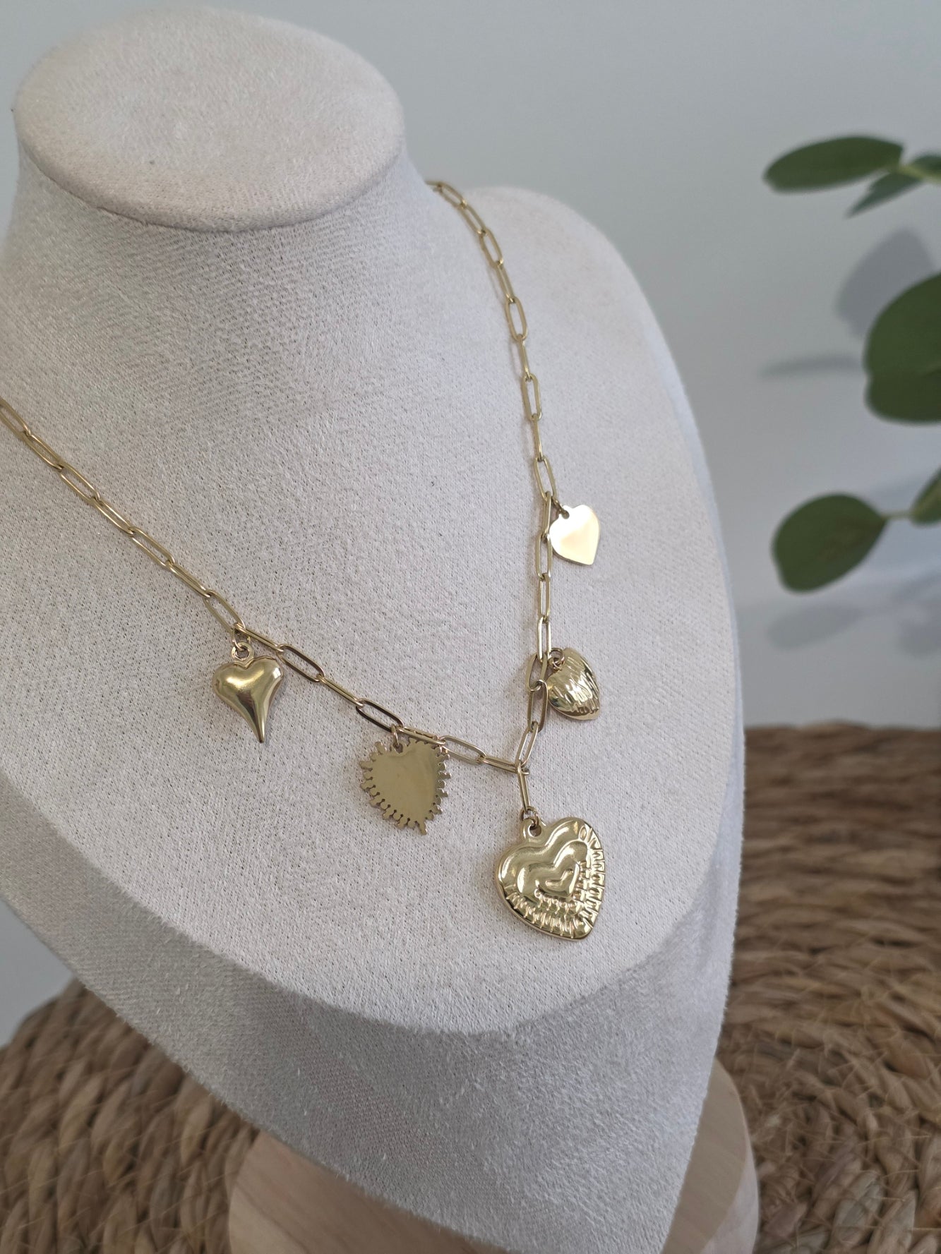 Pendentif Breloque Cœur