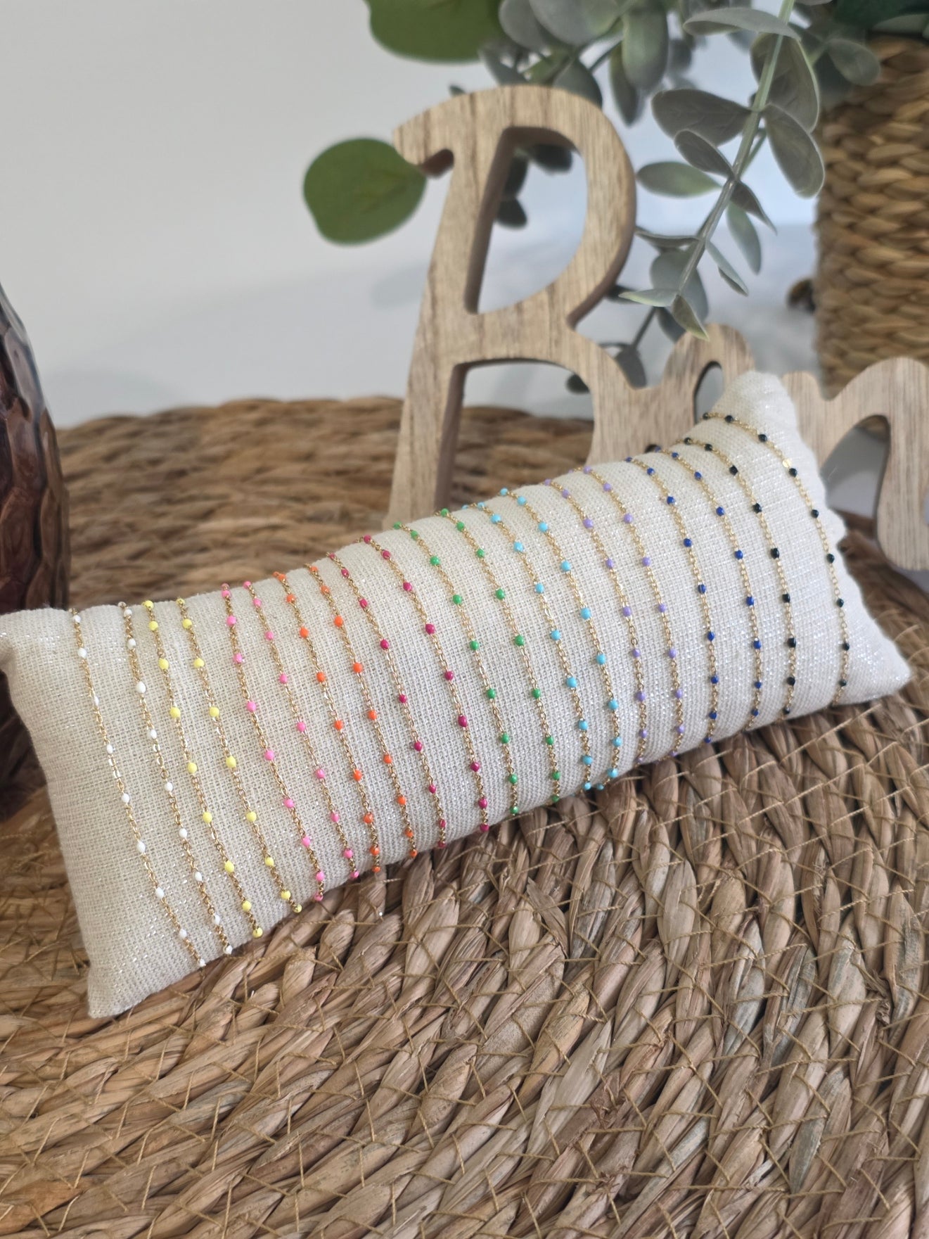 Bracelet Perle Colorée Turquoise