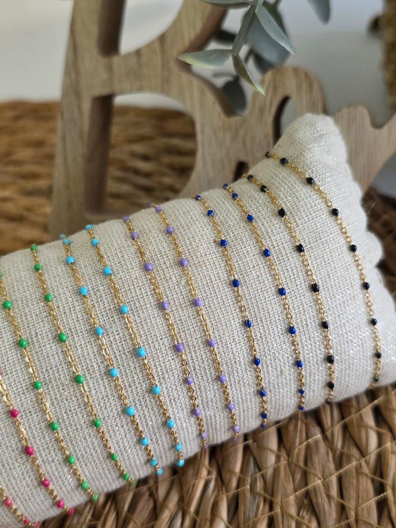 Bracelet Perle Colorée Turquoise