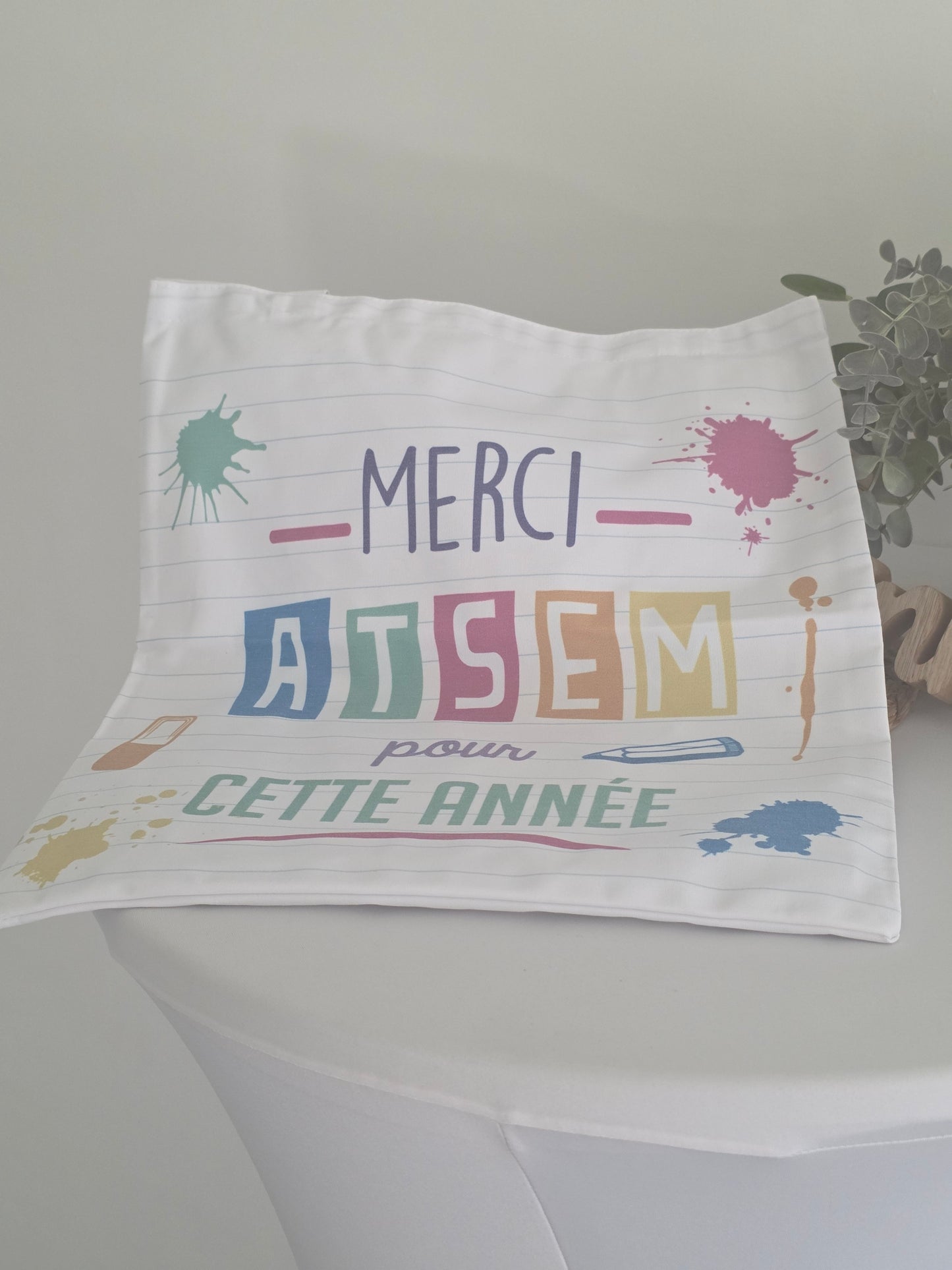 Tote Bag Merci ATSEM