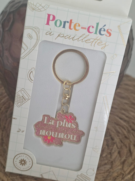 Porte-Clés La Plus Belle C'est Ma Nounou