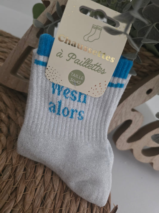 WESH ALORS - Chaussette à Paillette