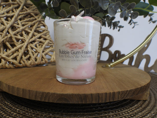 Nos Bougies Gourmandes - Bougie Senteur Bubble Gum