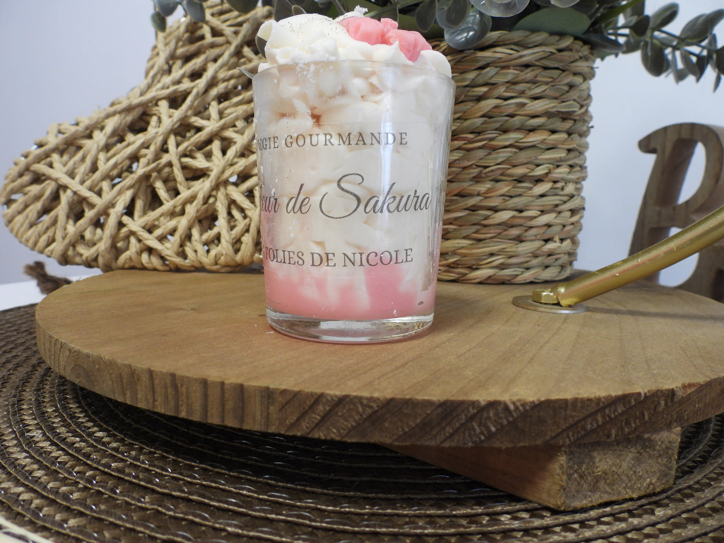 Our Gourmet Candles - Sakura Flower Scented Candle 