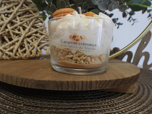Nos Bougies Gourmandes - Bougie Senteur Caramel Crémeux