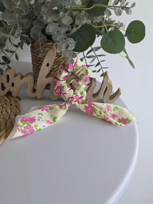 Le Chouchou Foulard Fleur Rose